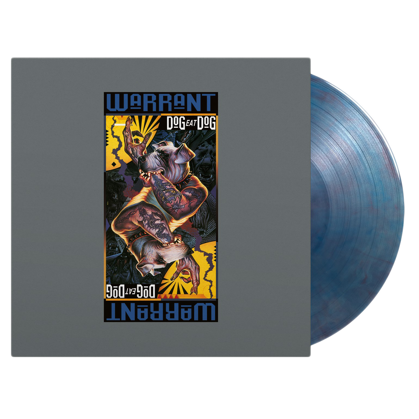 Dog Eat Dog: Blue & Red Marbled Vinyl LP { vinyl }