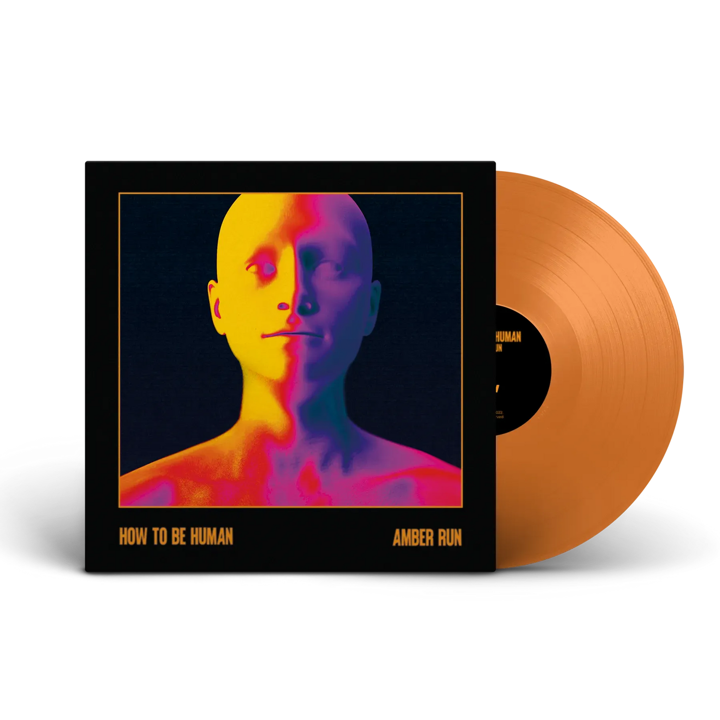 How To Be Human: Limited Edition Signed Amber Colour Vinyl LP { vinyl }