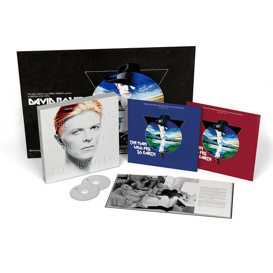 The Man Who Fell To Earth (Original Soundtrack): Deluxe Vinyl + CD Box Set { vinyl }
