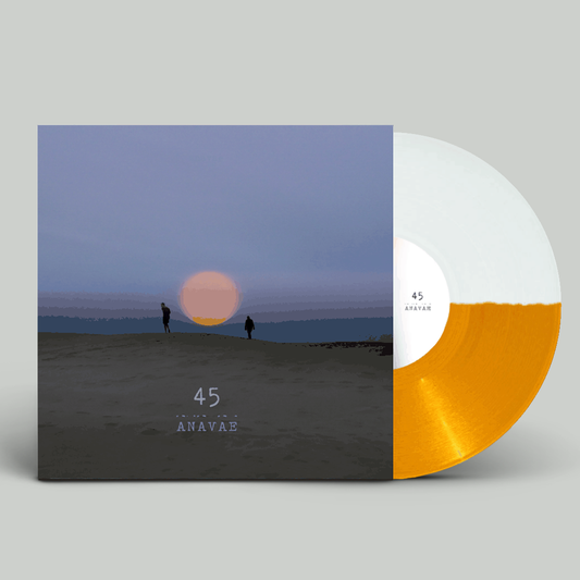 45: Exclusive Signed Orange + White Split Vinyl LP { vinyl }