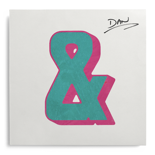 "&" - Signed Artcard { vinyl }
