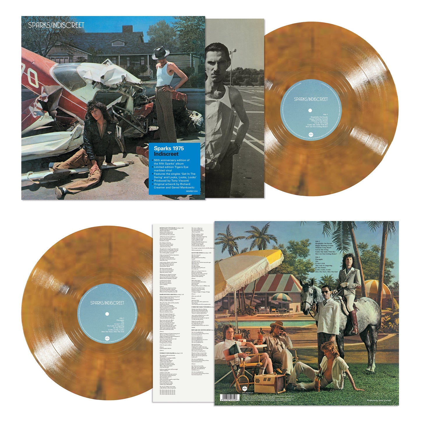 Indiscreet (50th Anniversary): Tiger’s Eye Marble Vinyl LP { vinyl }