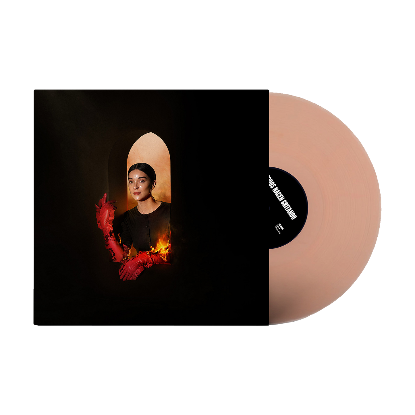 Todos Nacen Gritando: Translucent Rose Vinyl LP { vinyl }