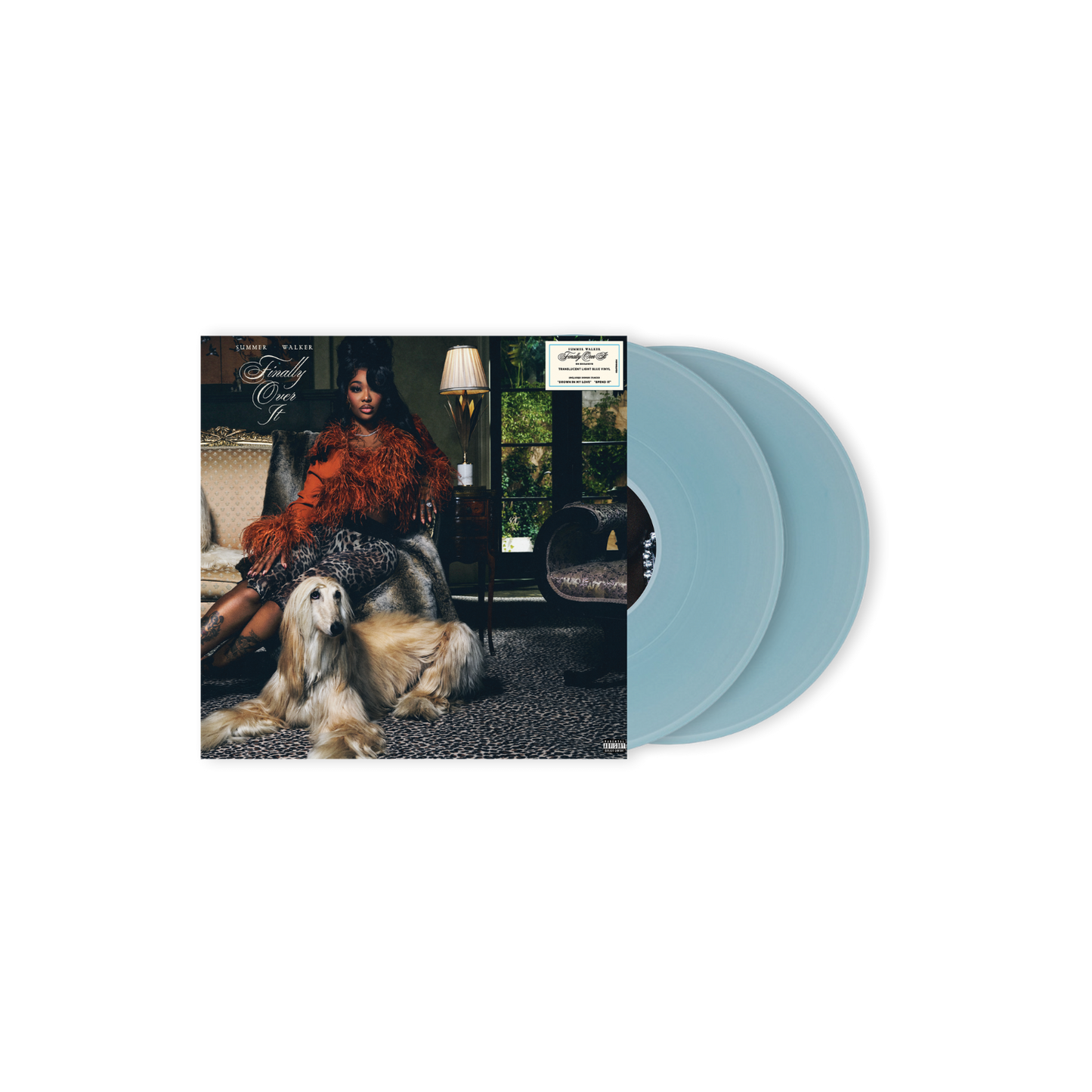 Finally Over It: For Better Edition STANDARD TRANSLUCENT LIGHT BLUE VINYL { vinyl }
