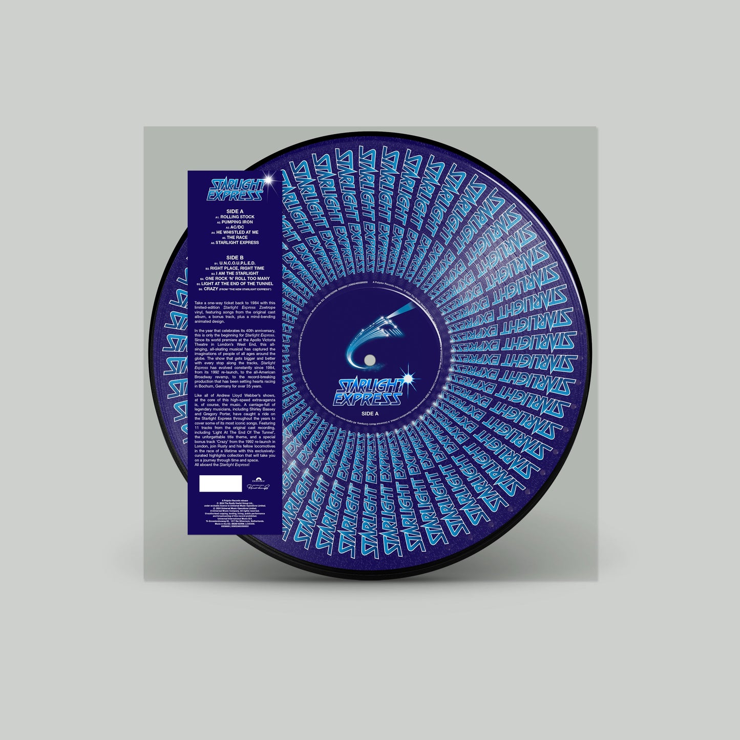 Starlight Express: Limited Zoetrope Picture Disc Vinyl LP { vinyl }