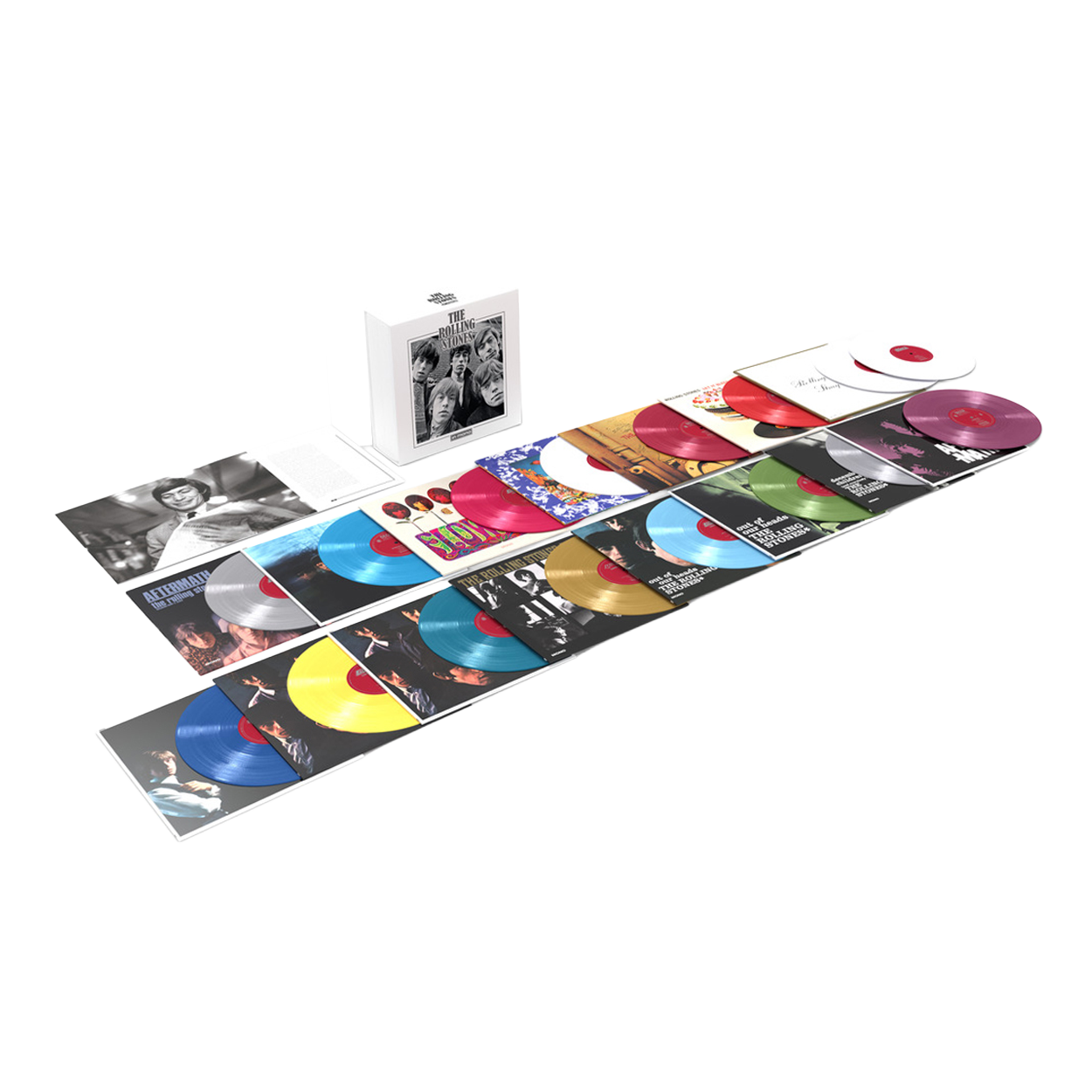 The Rolling Stones In Mono: Colour Vinyl 16LP Box Set { vinyl }
