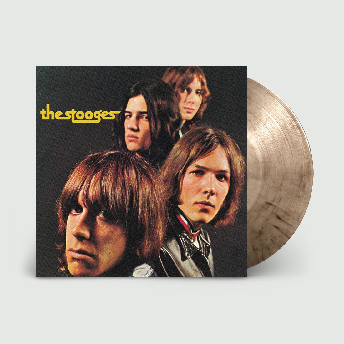 The Stooges: Clear and Black Swirl Vinyl LP { vinyl }