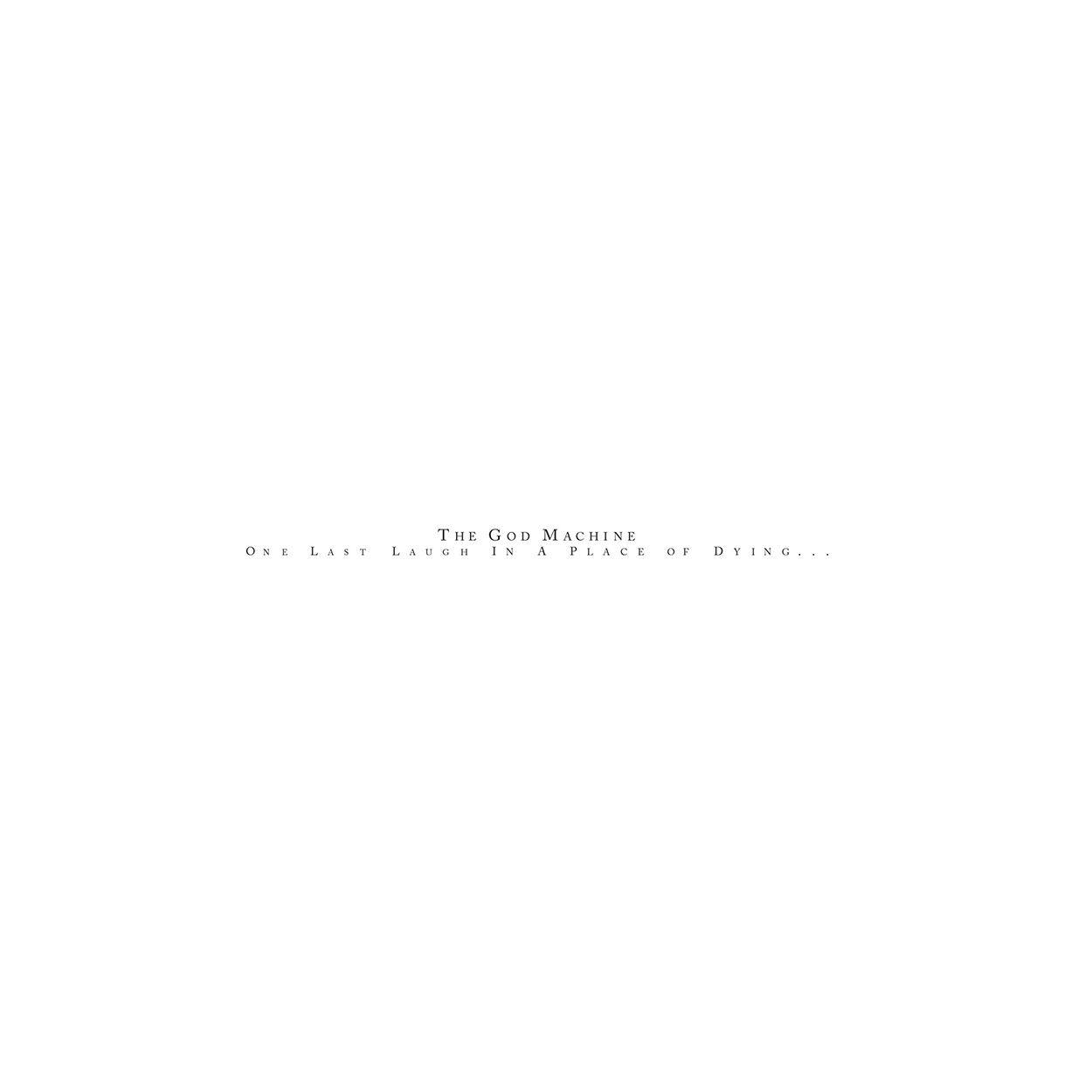 One Last Laugh In A Place of Dying: 2LP Black { vinyl }