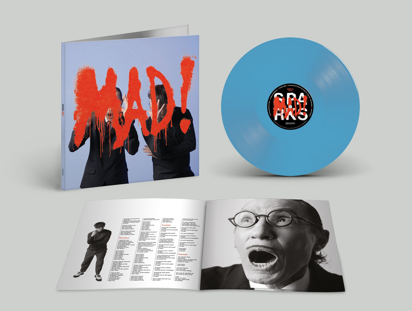 MAD! Limited Light Blue Vinyl LP & Exclusive Signed Artcard { vinyl }