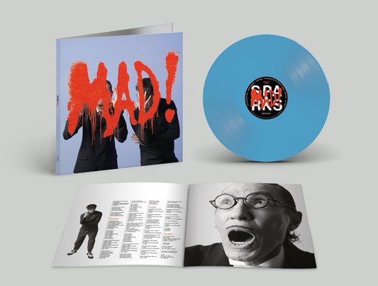 MAD! Limited Light Blue Vinyl LP & Exclusive Signed Artcard { vinyl }