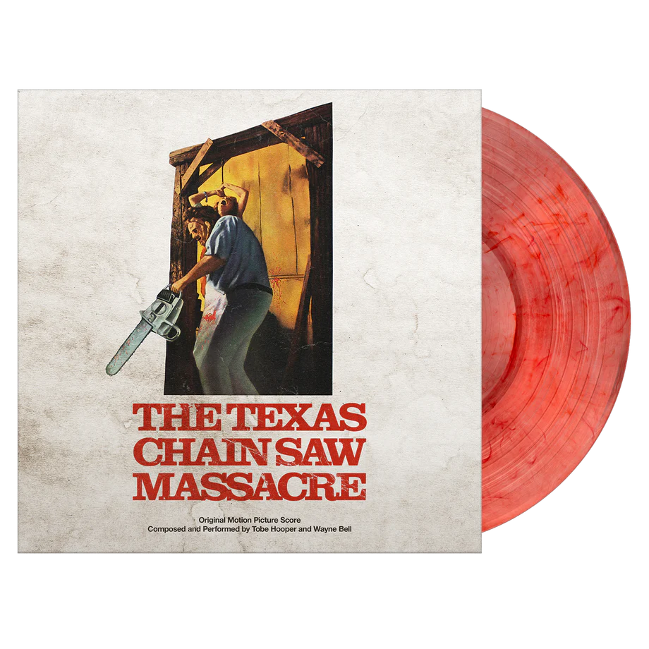 The Texas Chainsaw Massacre (Original Soundtrack): Limited Edition Blood Red Swirl Vinyl LP { vinyl }