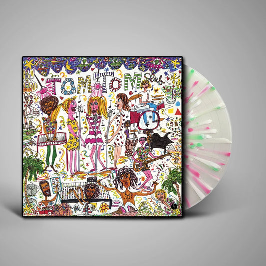 Tom Tom Club: Clear with Pink, White & Green Splatter Vinyl LP { vinyl }