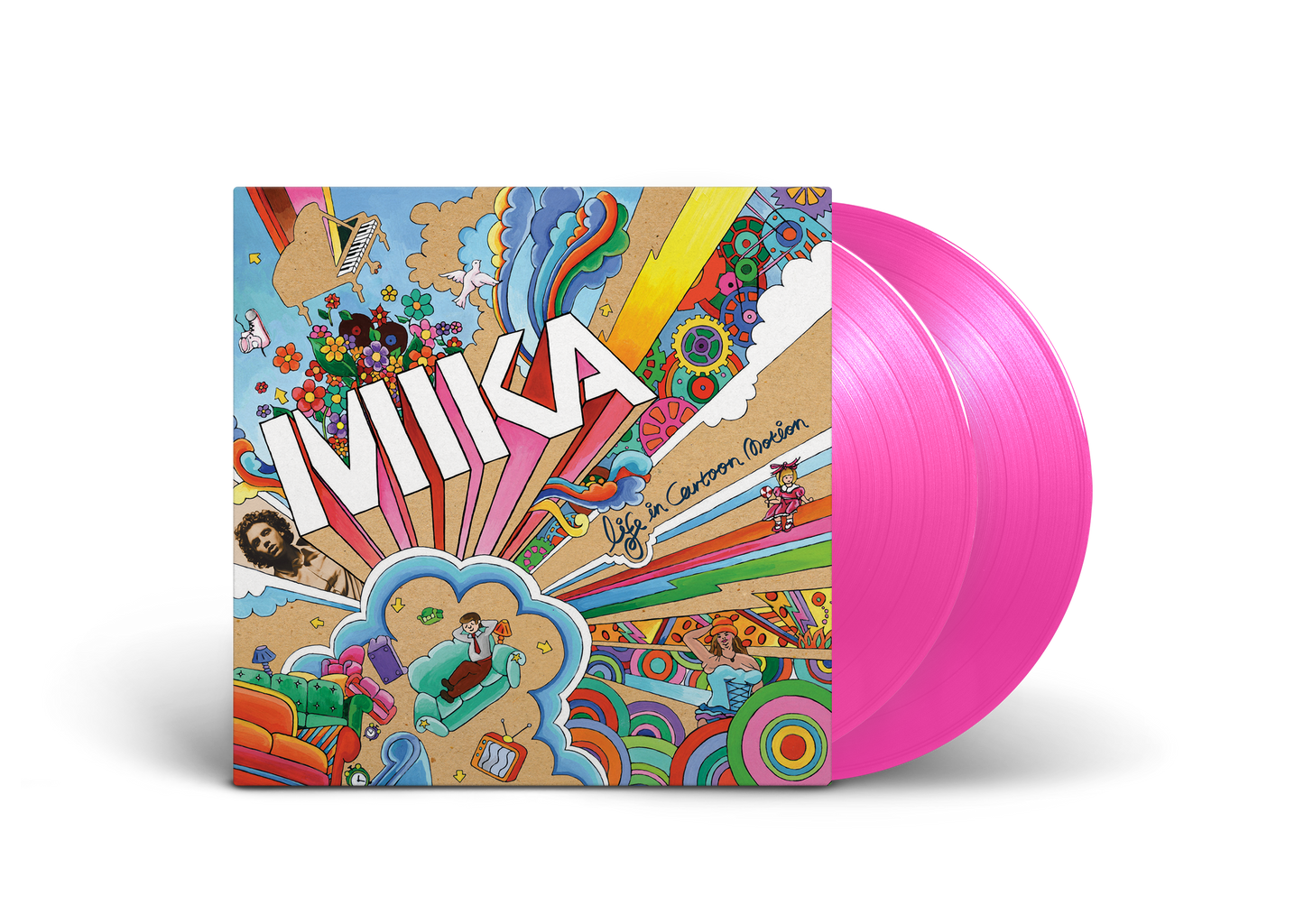 Life In Cartoon Motion: Pink Transparent Vinyl 2LP { vinyl }