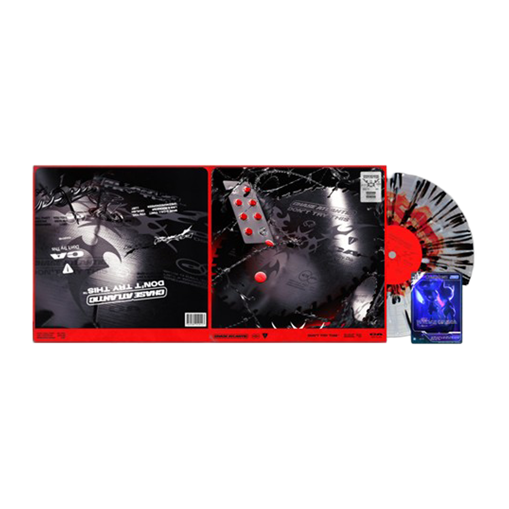 DON'T TRY THIS: Red & Black Clear Vinyl LP & Exclusive Signed Print { vinyl }