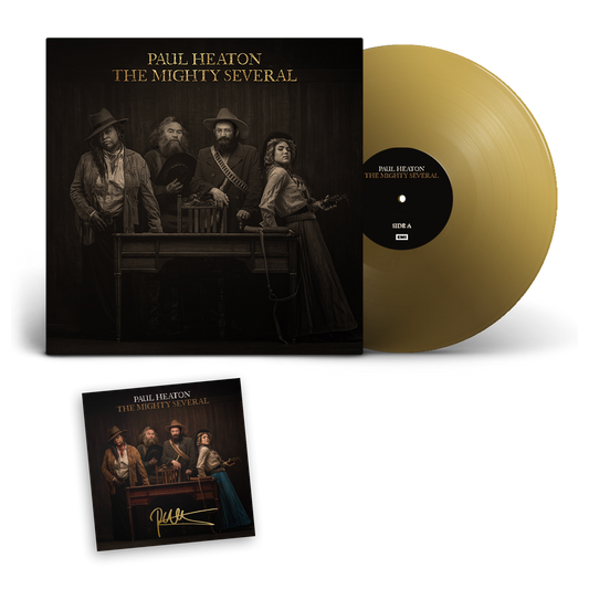 The Mighty Several Exclusive Gatefold Gold Vinyl & Signed Art Card { vinyl }