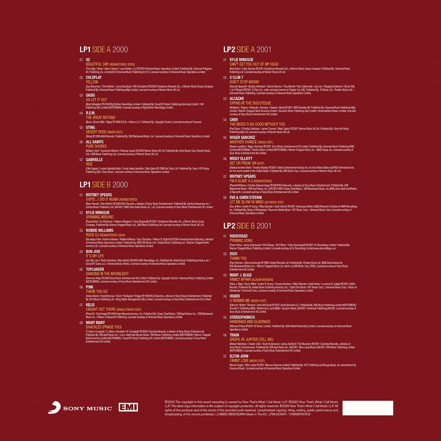 NOW - Millennium 2000 - 2001 (2LP) { vinyl }