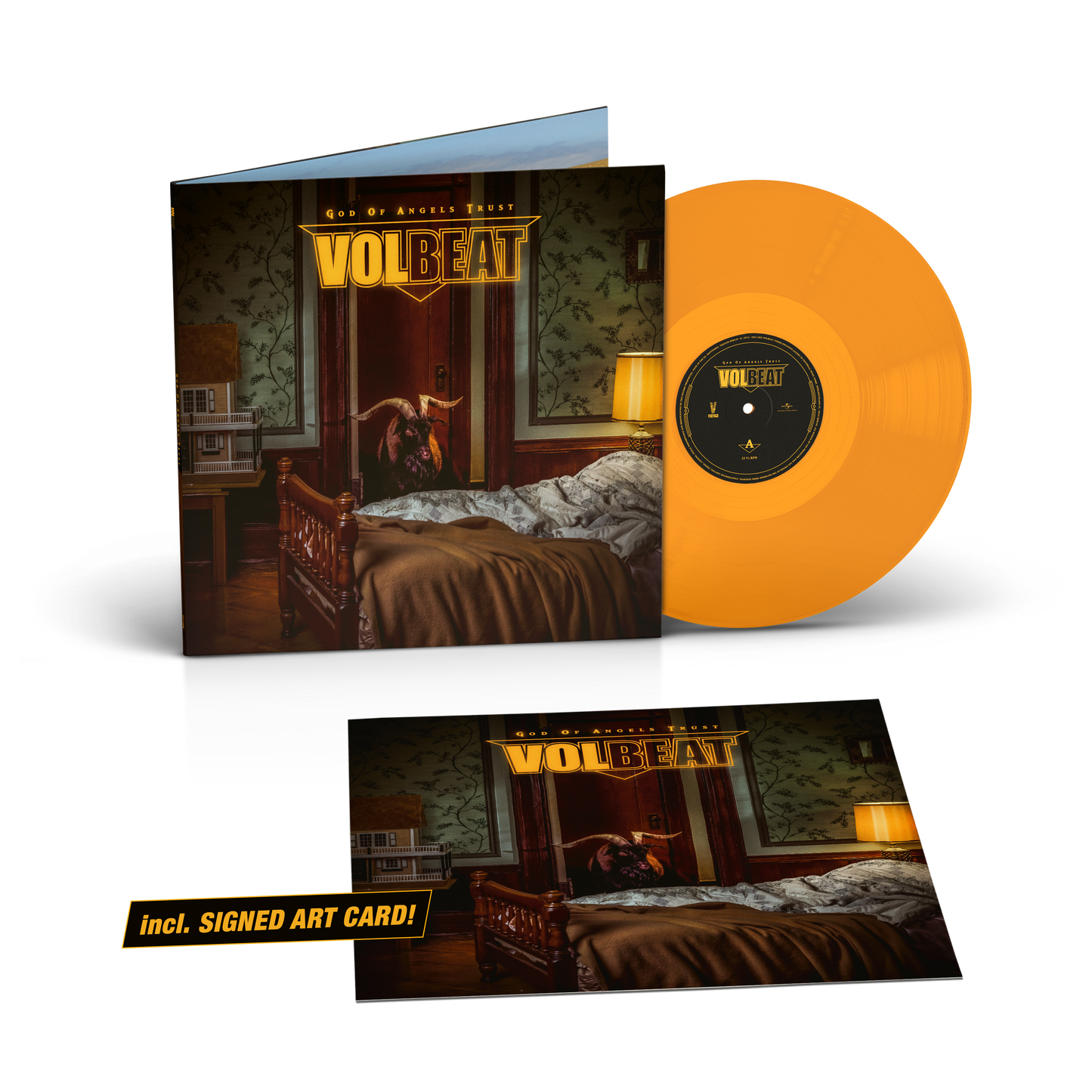 God Of Angels Trust (Ltd. LP Lamplight Glow + Signed Art Card) { vinyl }