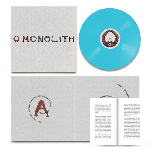 O Monolith: Transparent Blue Vinyl LP Exclusive Signed Edition { vinyl }