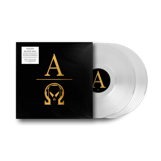 Alpha Omega: White Vinyl 2LP & Exclusive Print Signed By Goldie { vinyl }