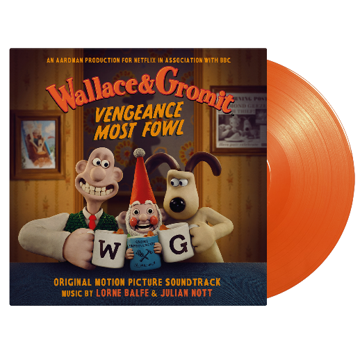Wallace and Gromit: Vengeance Most Fowl: Orange Vinyl LP. { vinyl }