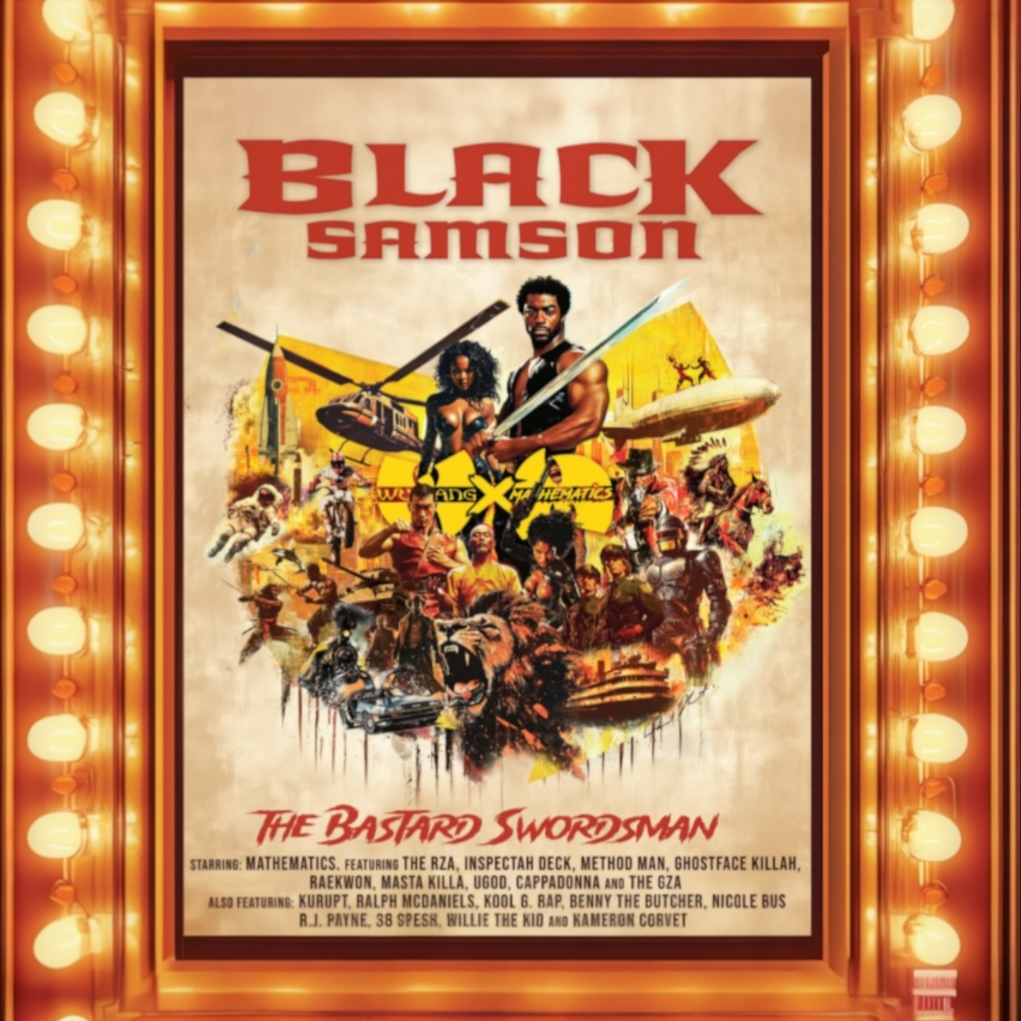 Wu-Tang and Mathematics - Black Samson, The Bastard Swordsman: Wu-Tang, The Saga Continues Collection { vinyl }