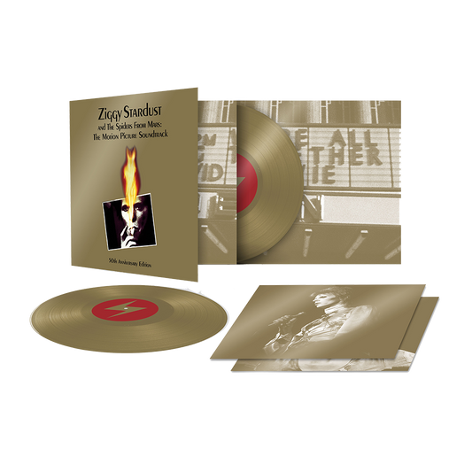 Ziggy Stardust & The Spiders From Mars - The Motion Picture Soundtrack: Limited 50th Anniversary Gold Vinyl 2LP { vinyl }