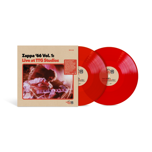 Zappa '66 Vol. 1: Live At TTG Studios Translucent Red Vinyl 2LP { vinyl }