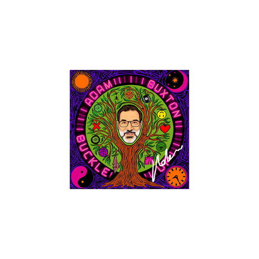 Adam Buxton - Signed Art Card { vinyl }