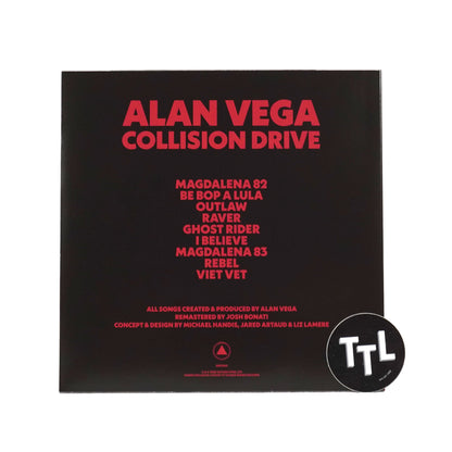 Alan Vega: Collision Drive (Colored Vinyl) Vinyl LP { vinyl }