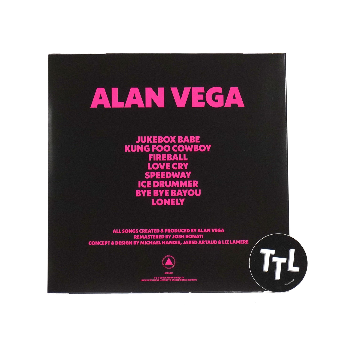 Alan Vega: Alan Vega (Colored Vinyl) Vinyl LP { vinyl }