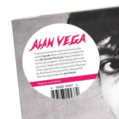 Alan Vega: Alan Vega (Colored Vinyl) Vinyl LP { vinyl }