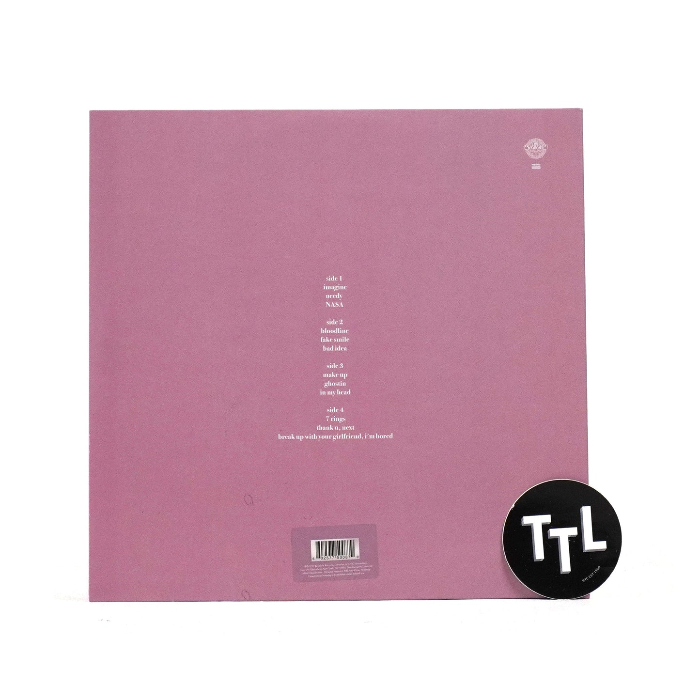 Ariana Grande: Thank U, Next (Clear Colored Vinyl) Vinyl 2LP { vinyl }