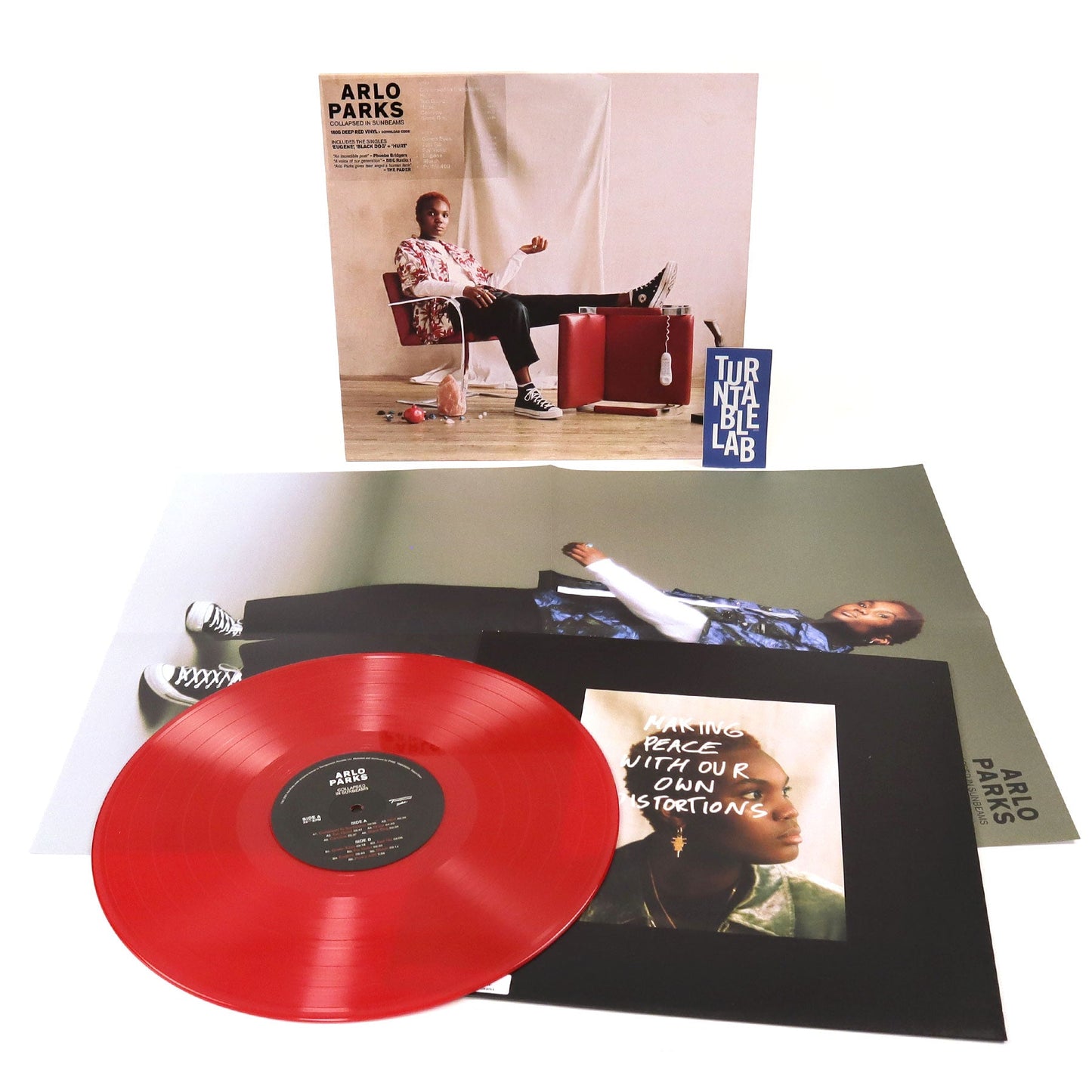 Arlo Parks: Collapsed In Sunbeams (180g, Red Colored Vinyl) Vinyl LP { vinyl }