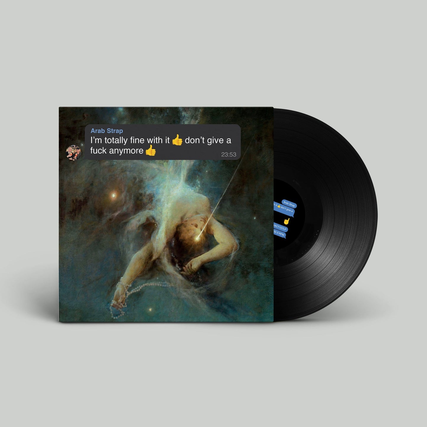 I’m totally fine with it 👍don’t give a fuck anymore 👍: Vinyl LP & Signed Print [Limited Copies] { vinyl }