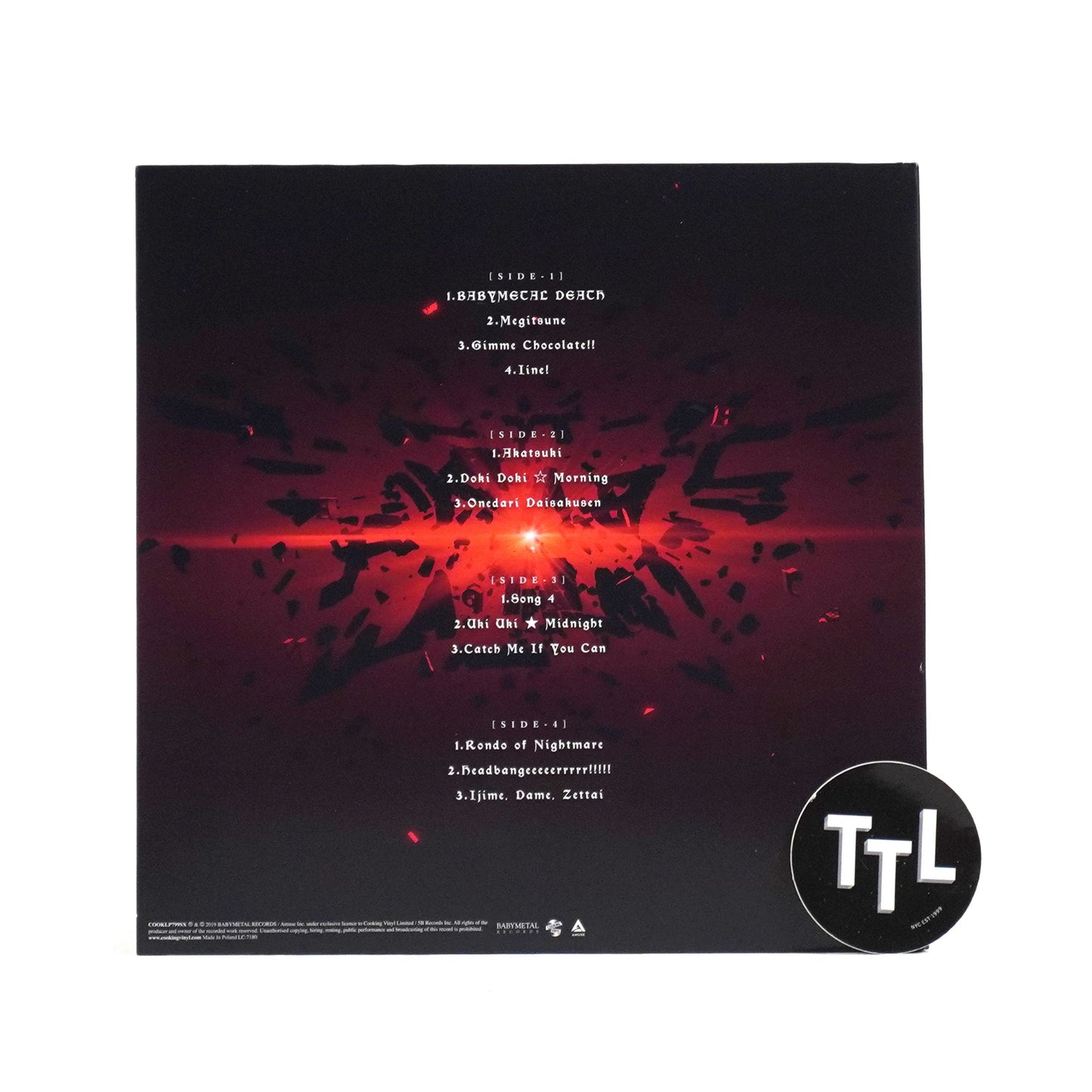 Babymetal: Babymetal (Colored Vinyl) Vinyl 2LP { vinyl }
