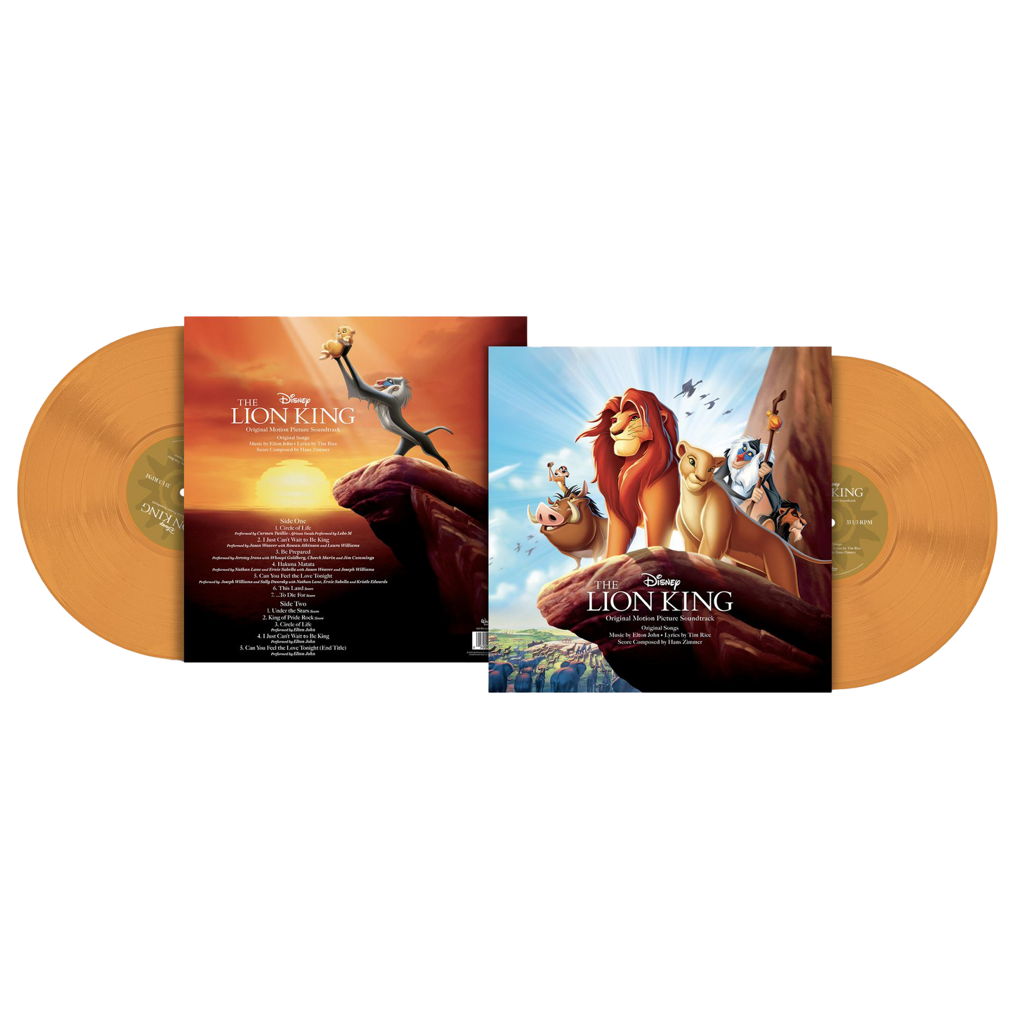 The Lion King: Limited Edition Orange Vinyl LP { vinyl }