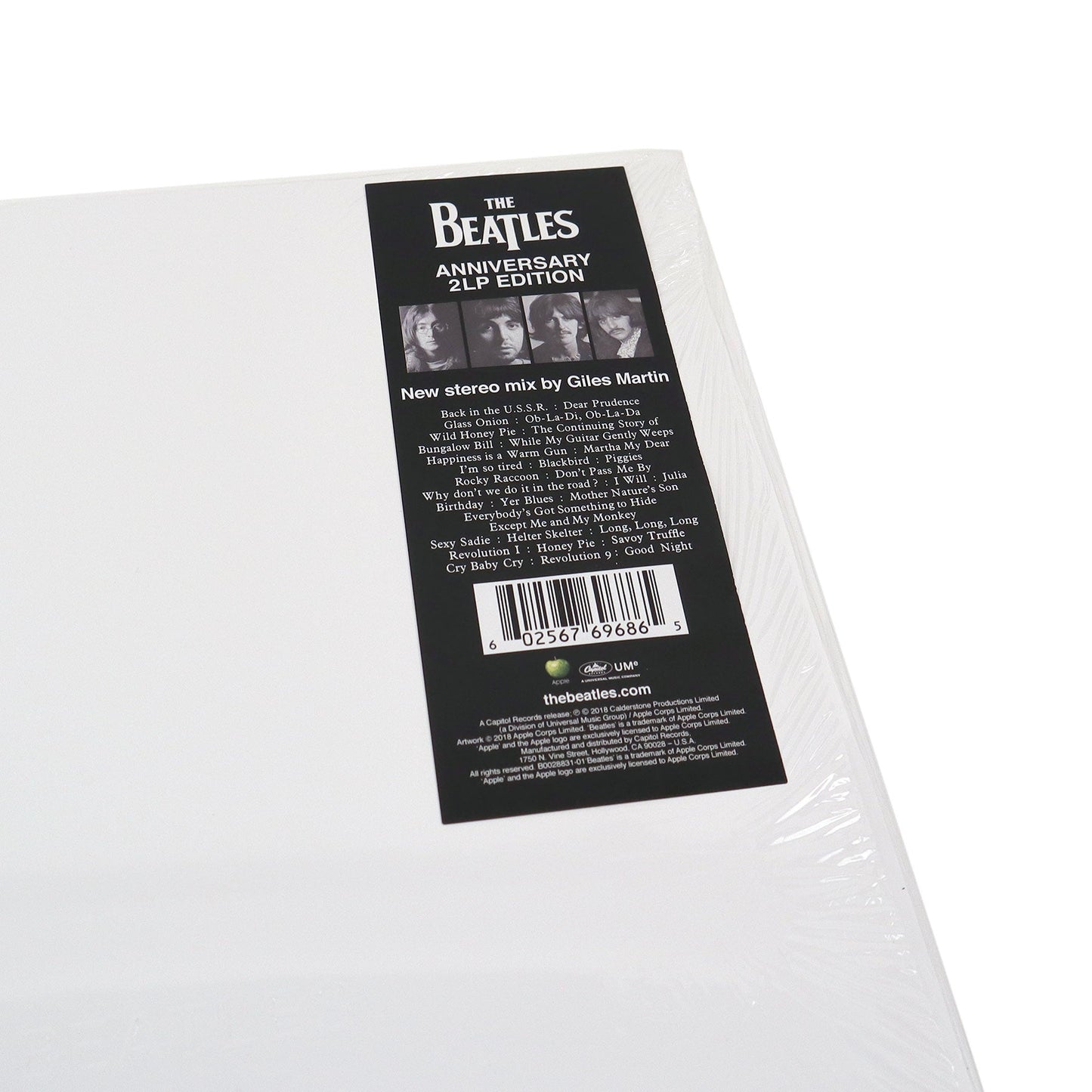 The Beatles: White Album (2018 Giles Martin Mixes, 180g) Vinyl 2LP { vinyl }
