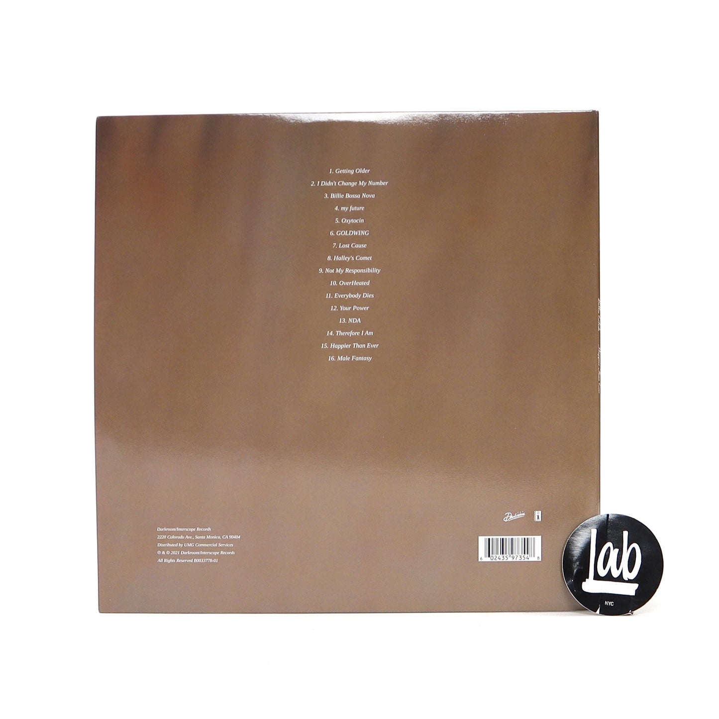 Billie Eilish: Happier Than Ever Vinyl 2LP