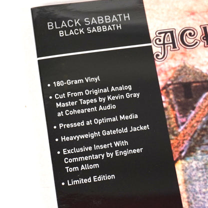 Black Sabbath: Black Sabbath (Rhino High Fidelity 180g) Vinyl LP { vinyl }
