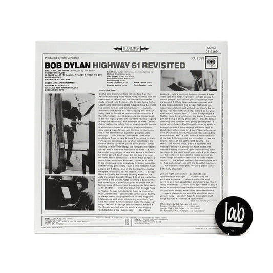Bob Dylan: Highway 61 Revisited Vinyl LP { vinyl }