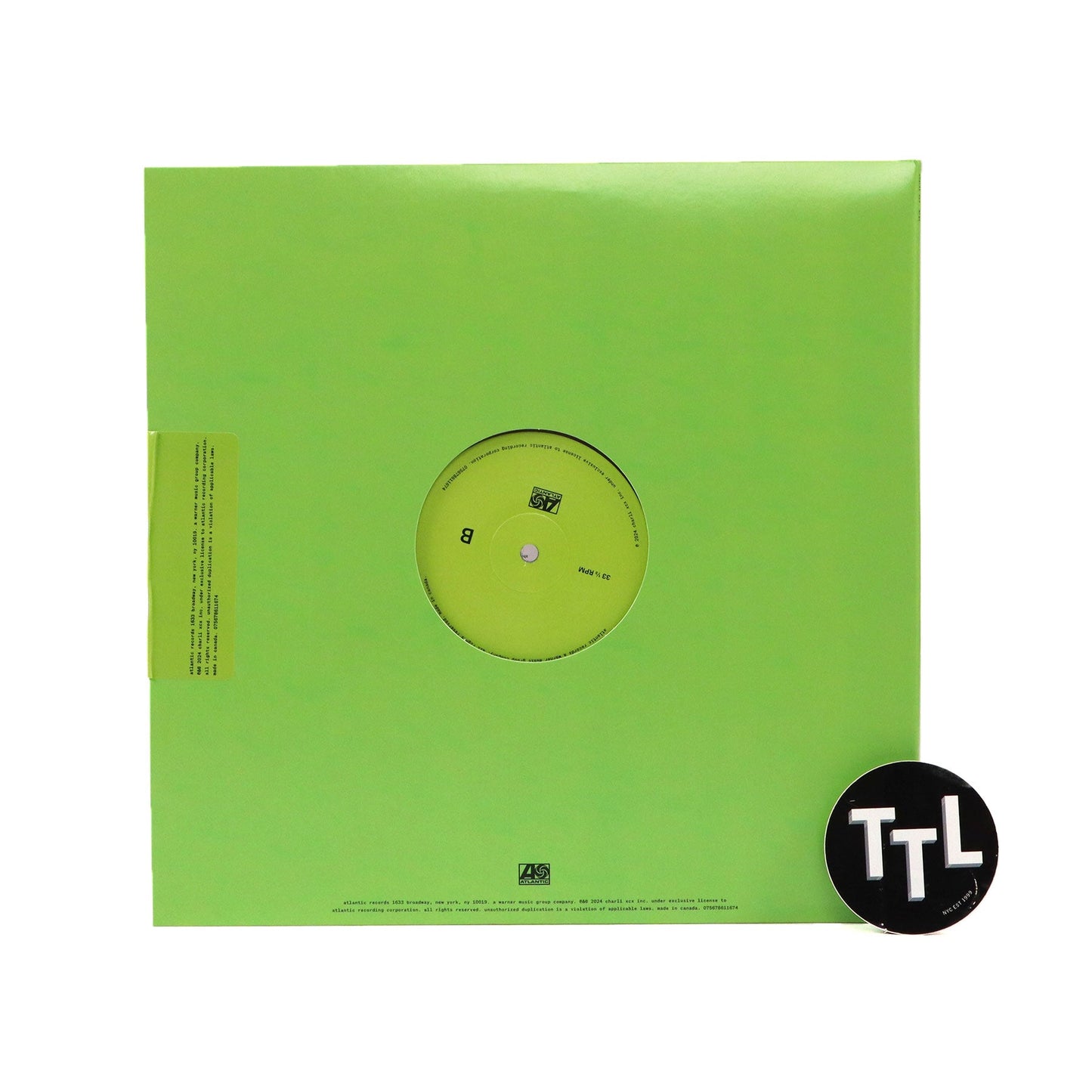 Charli XCX: Brat (Black Ice Colored Vinyl) Vinyl LP { vinyl }