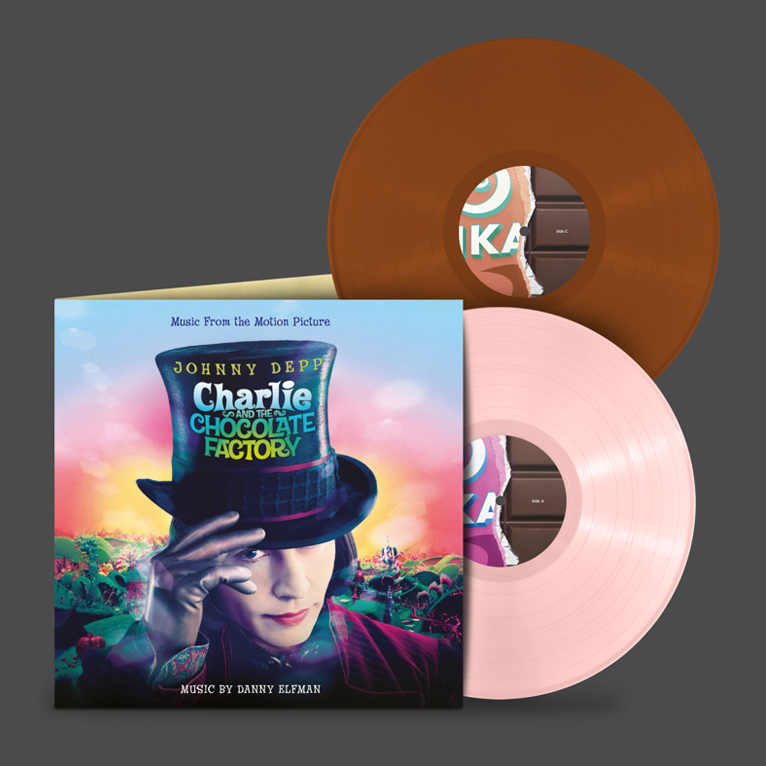 Charlie and The Chocolate Factory: Limited 'Marshmellow' Pink & 'Chocolate' Brown Vinyl 2LP { vinyl }
