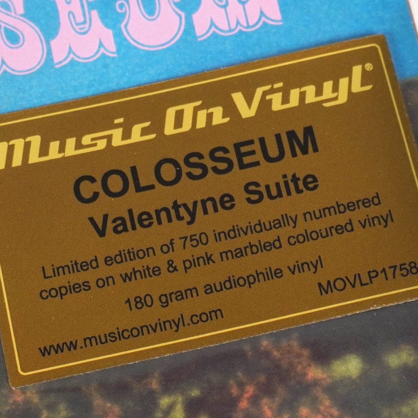 Colosseum: Valentyne Suite (180g, Import, Colored Vinyl) Vinyl LP { vinyl }