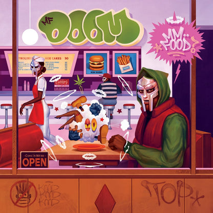 MM..FOOD: Limited 'Sweetart' 3-Colour Marble Vinyl 2LP (w/ Sam Rodriguez Artwork!) { vinyl }