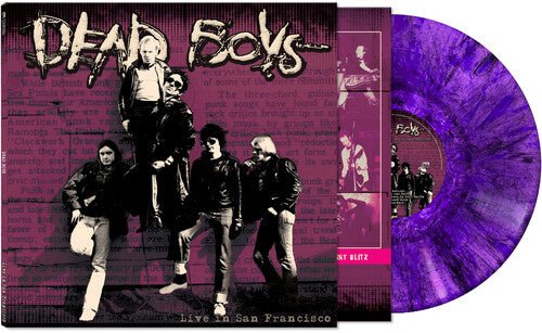 DEAD BOYS - LIVE IN SAN FRANCISCO - PURPLE MARBLE Vinyl LP { vinyl }