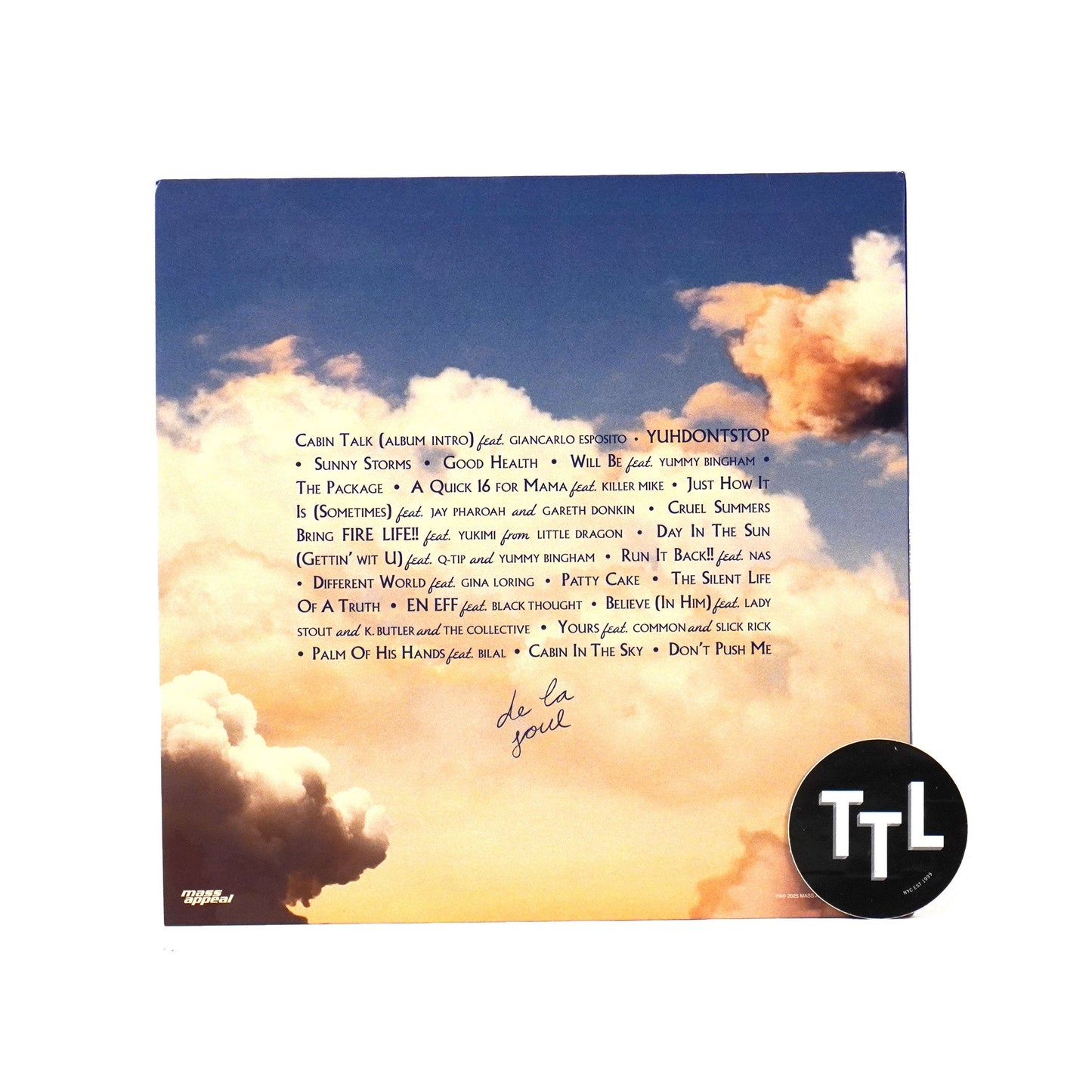 De La Soul: Cabin In The Sky (Sky Blue Colored Vinyl, Alt Cover) Vinyl 2LP { vinyl }