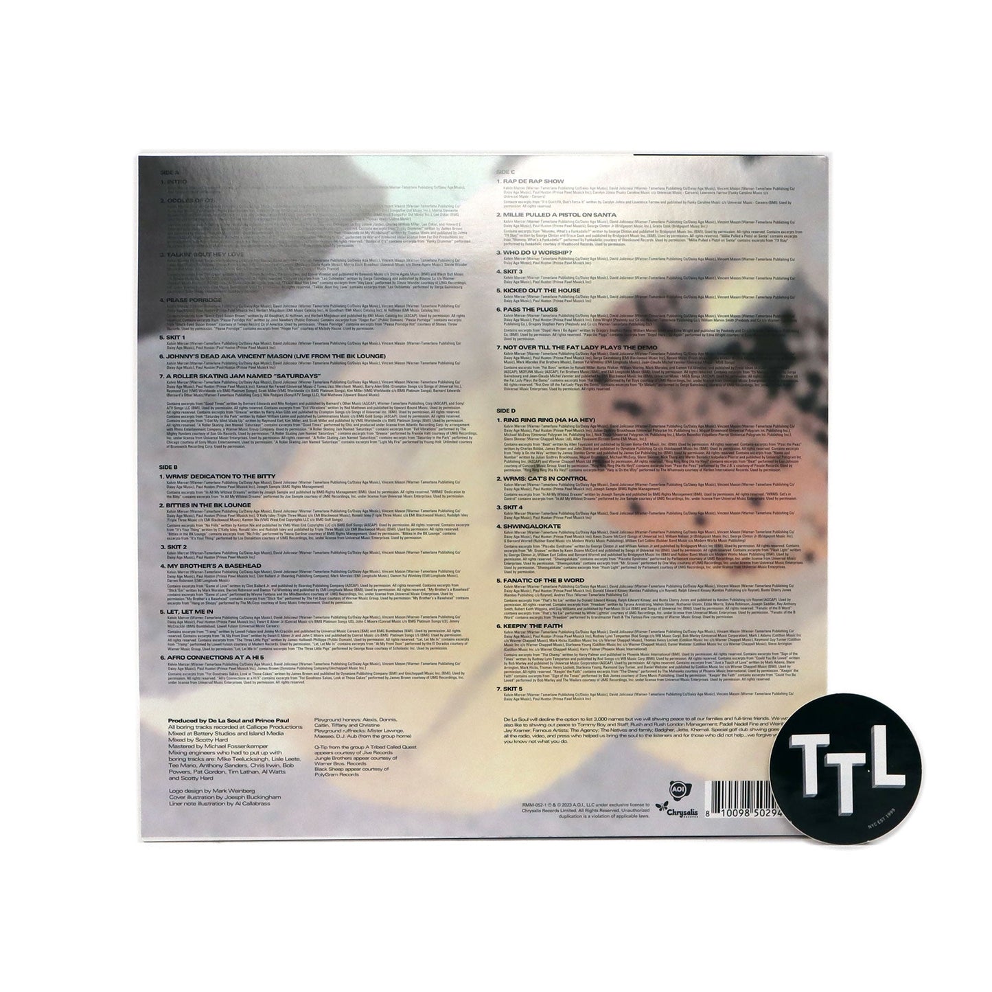 De La Soul: De La Soul Is Dead Vinyl 2LP { vinyl }