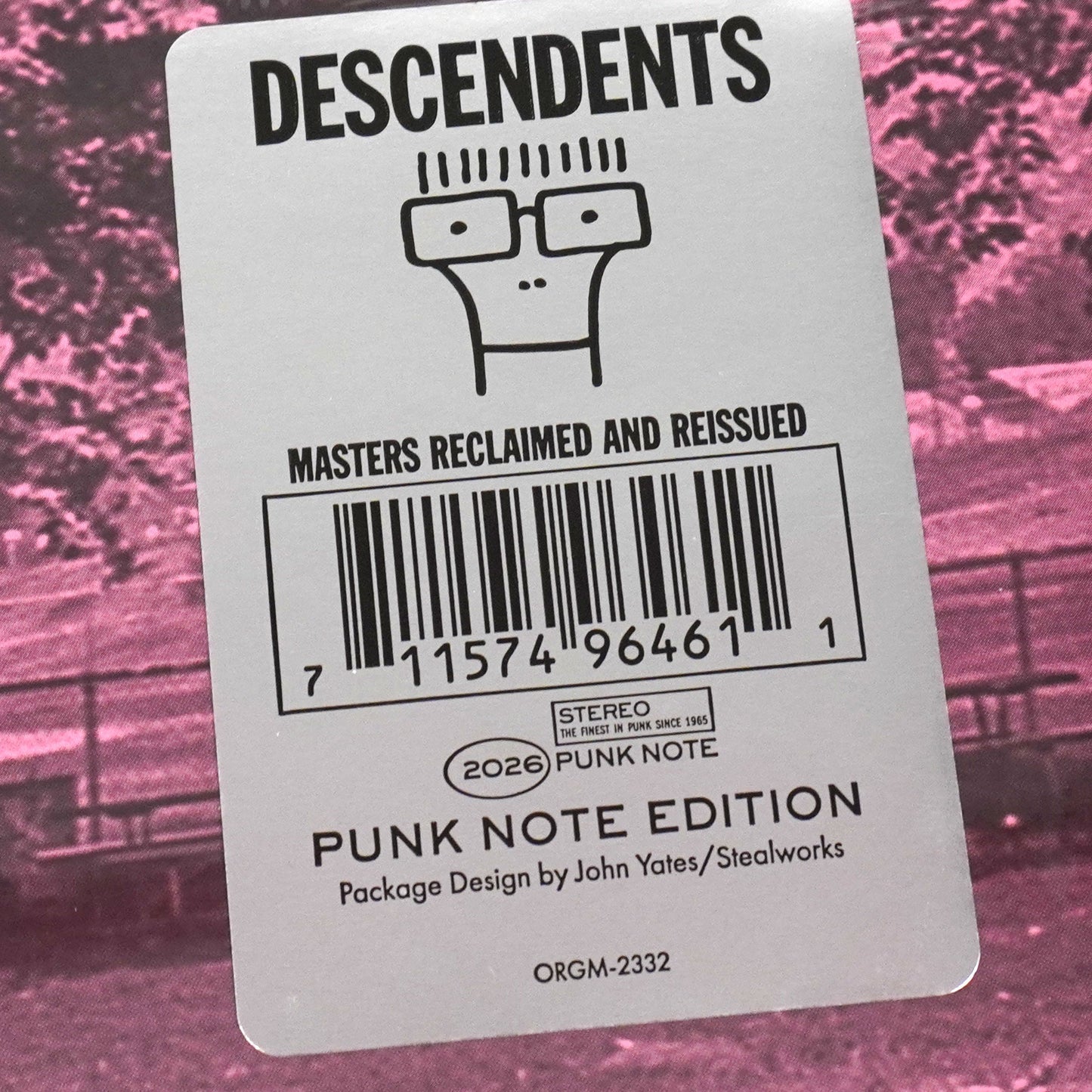 Descendents: Enjoy! - Punk Note Edition Vinyl LP { vinyl }
