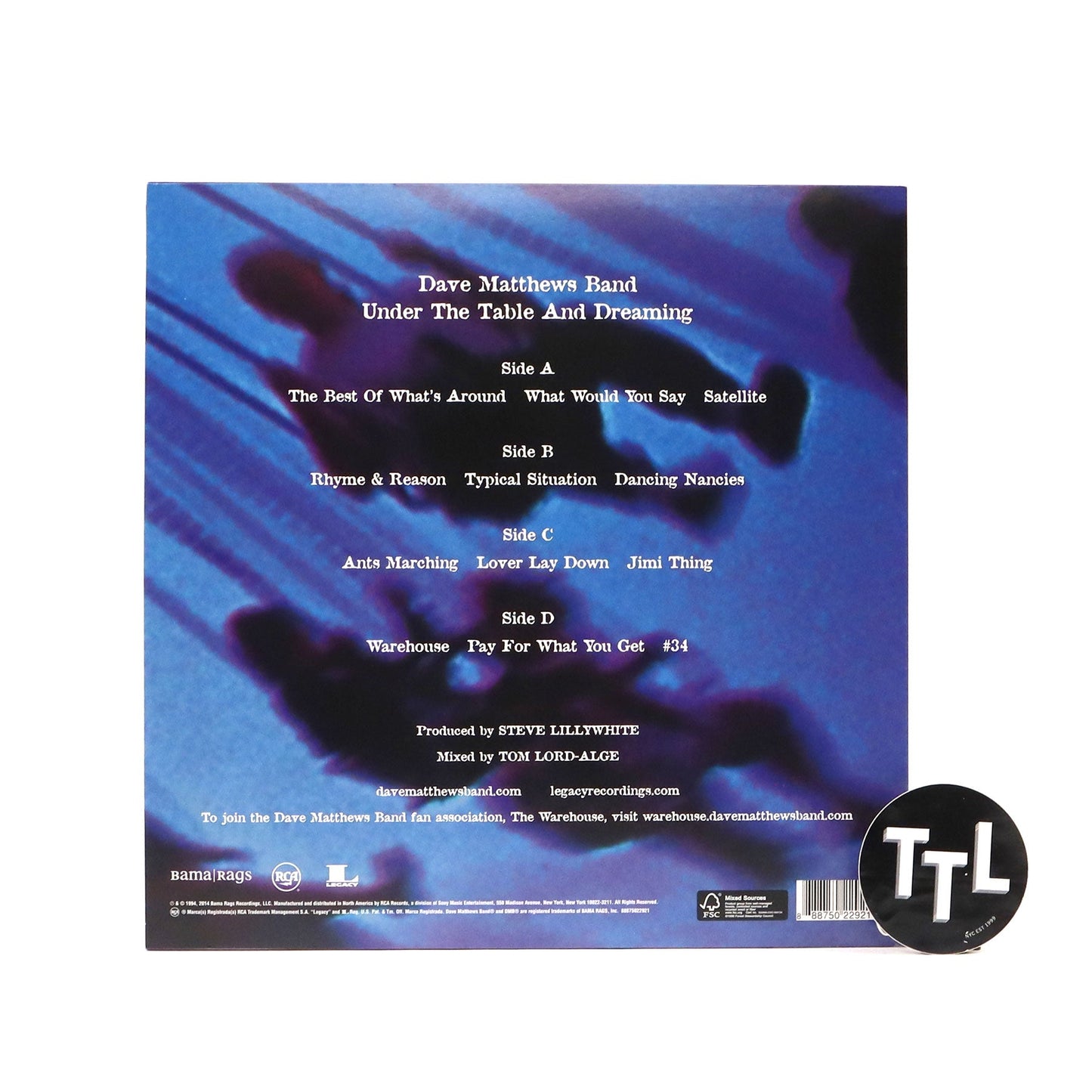 Dave Matthews Band: Under The Table And Dreaming Vinyl 2LP { vinyl }