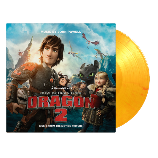 How To Train Your Dragon 2: Limited Flaming Coloured Vinyl 2LP { vinyl }